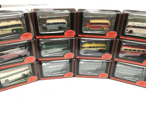 A Box Containing a Collection of 24 Exclusive First Edition Buses.