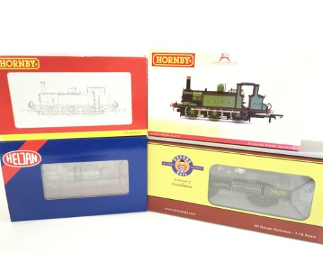 4 X Boxed 00 Gauge Locomotives. A Hornby Terrier Loco #R2407. A Hornby LSWR Terrier #R.3846X. A Helmand Baldwin 2-4-2T and a 