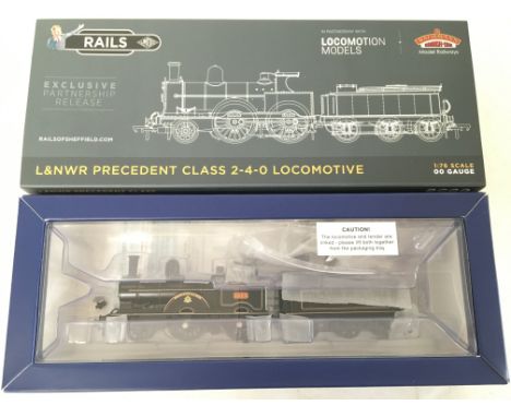 A Boxed 00 Gauge Bachmann LNWR Improved Precedent Class 1673 Lucknow LNWR Black. #35-161Z.