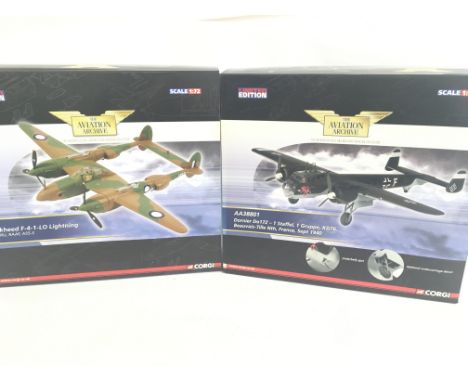Two boxed corgi models from the aviation archive collection (2) AA28901 Bristol Beaufort Mk.1 (0941 of 1900). AA36707 ju88a. 