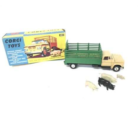 A Boxed Corgi Dodge Kew Fargo Livestock Transporter With Animals #484.
