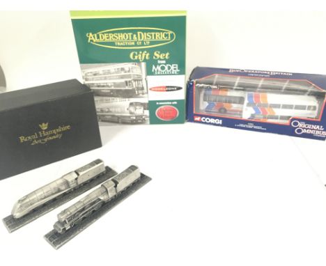 2 X Royal Hampshire Locomotives. A Corgi Leyland Olympian #45003 and a EFE Gift Set. NO RESEREVE