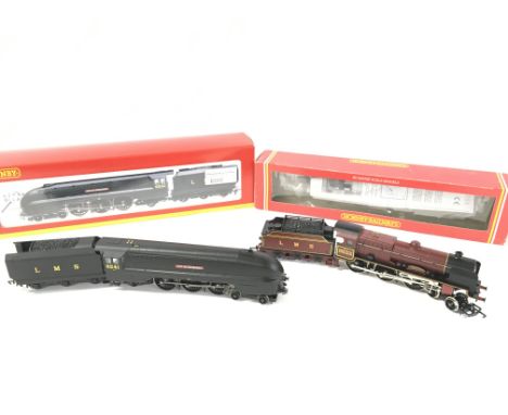 2 X Boxed Hornby 00 Gauge Locomotives a LMS 4-6-2 Coronation Class City Of Edinburgh #R22270 and a LMS 4-6-0 Loco Patriot Cla