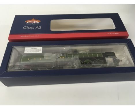 Boxed Bachmann locomotive with tender 525 A H Peppercorn. 31-525 00 gauge. DCC