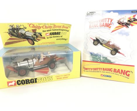A Boxed Corgi Chitty Chitty Bang Bang in Reproduction Box #266. And a 2002 model #TY87801.