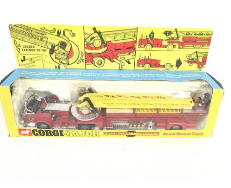 A Boxed Corgi Major Aerial Rescue Truck #1143. NO RESEREVE