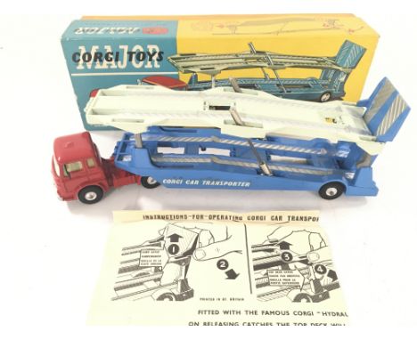 A Boxed Corgi Carrimore Car Transporter #1105.