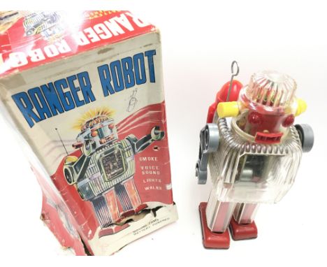 A Boxed Battery Operated Ranger Robot. A/F.