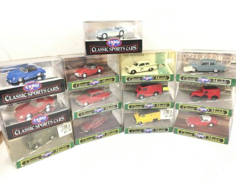 A Collection of Boxed Corgi Classic Models. NO RESERVE