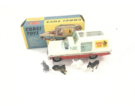 A Boxed Corgi Kennel Service Wagon with Four Dogs #486.