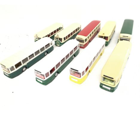 A Collection of Loose Norev and Minialuxe Buses.1:43 Scale.