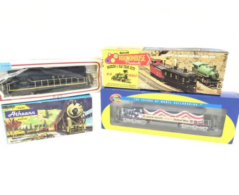 A Collection of Of HO Locomotives including Athearn. Round House And Bachmann.