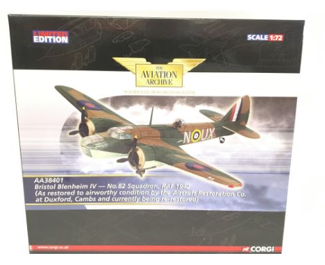 A Boxed Corgi Aviation Archive 1:72 Scale Bristol Blenheim IV. #AA38401.