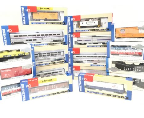 A Collection of HO Coaches And Wagons. Including Walthers and Bachmann