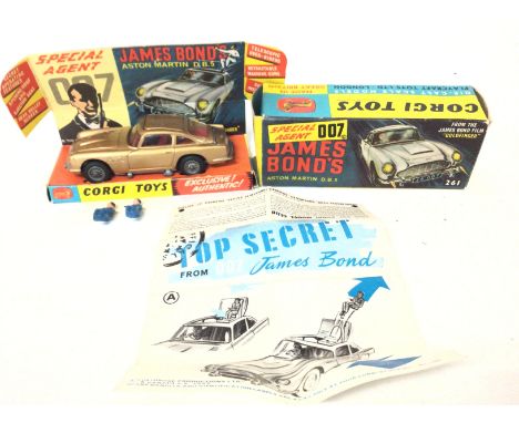 A Boxed Corgi James Bond Aston Martin D.B.5 #261.