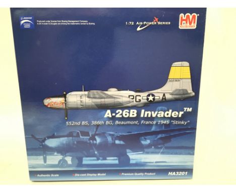 A Boxed Hobby Master A-26B Invader. 1:72 Scale.