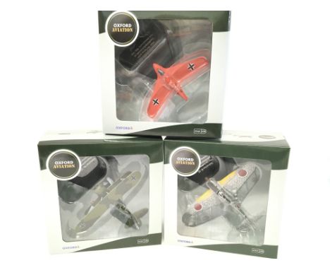 3 X Boxed Oxford Diecast Aircraft All 1:72 Scale.(3).