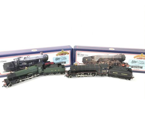 2 X Boxed Bachmann 00 Gauge Locomotives Including a 4-6-0 Manor Class # 31-305 and a V2 Class 2-6-2#31-551.