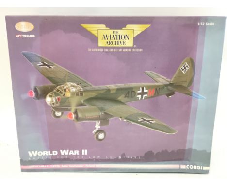 A Boxed Corgi Aviation Archive 1:72 Scale Junkers JU88A-5. #AA36701.