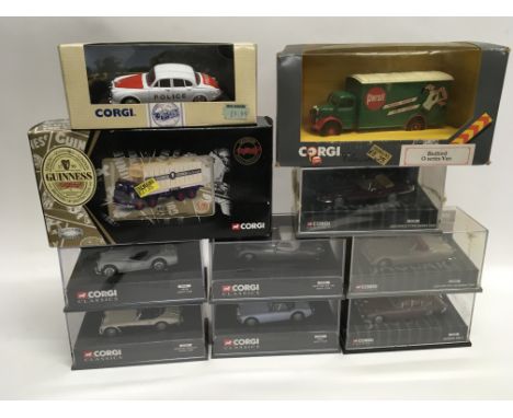 Corgi collection of Classics in their original packaging with certificates of authenticity where appropriate NO RESEREVE