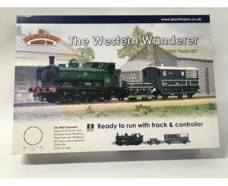 Boxed Bachmann 00 gauge train set..The Western Wanderer. (Appears unused)