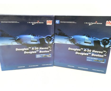 2 X Boxed Hobby Master Douglas A-20 Havoc #s HA4201 and HA4202. 1:72 Scale.(2).