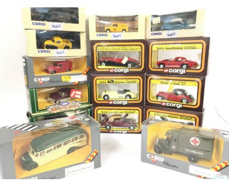 A Collection of Boxed Corgi Classics. Including 50s Classics. NO RESERVE