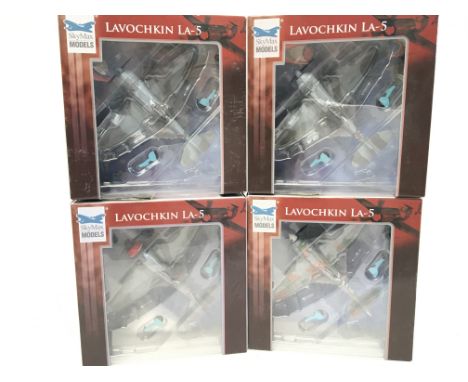 4 X Boxed Sky Models Lavochkin all 1:72 Scale. (4).