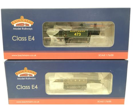 2 X Boxed 00 Gauge Bachmann Locos. Class E4 579 LB and SCR Umber #35-075 and Class E4 473 Southern Green #35-076.