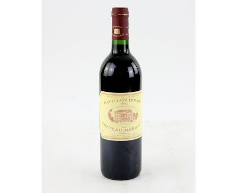 One bottle of Chateau Margaux Pavillon Rouge, 1991 vintage, 75cl