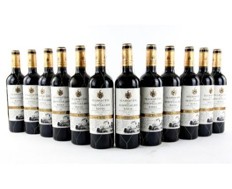 Twelve bottles of Marques de Montalbo Rioja, 2006 vintage red wine (12)