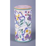 An early 20th century Poole Pottery spill vase, shape number 201, bearing artists mark KS and