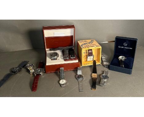 A selection of fashion wristwatches various makers to include Timex, Invicta and Sekonda 