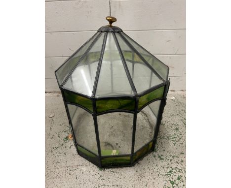 A lead terrarium planter 