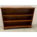 Reproduction open bookcase (H92cm W110cm D33cm)