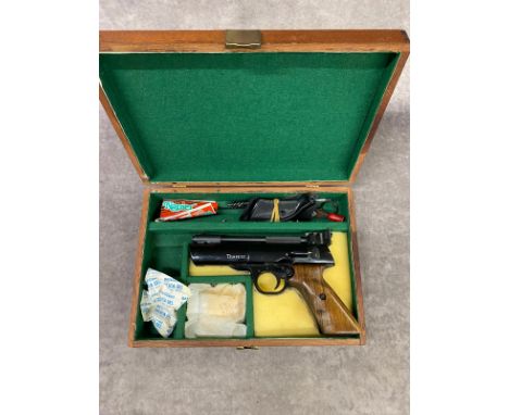 A vintage Webley Tempest air pistol