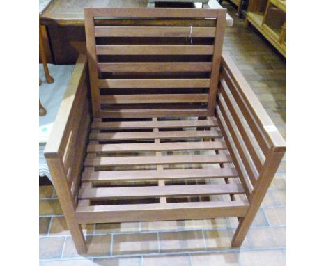 GARDEN CHAIR. Light oak garden chair
