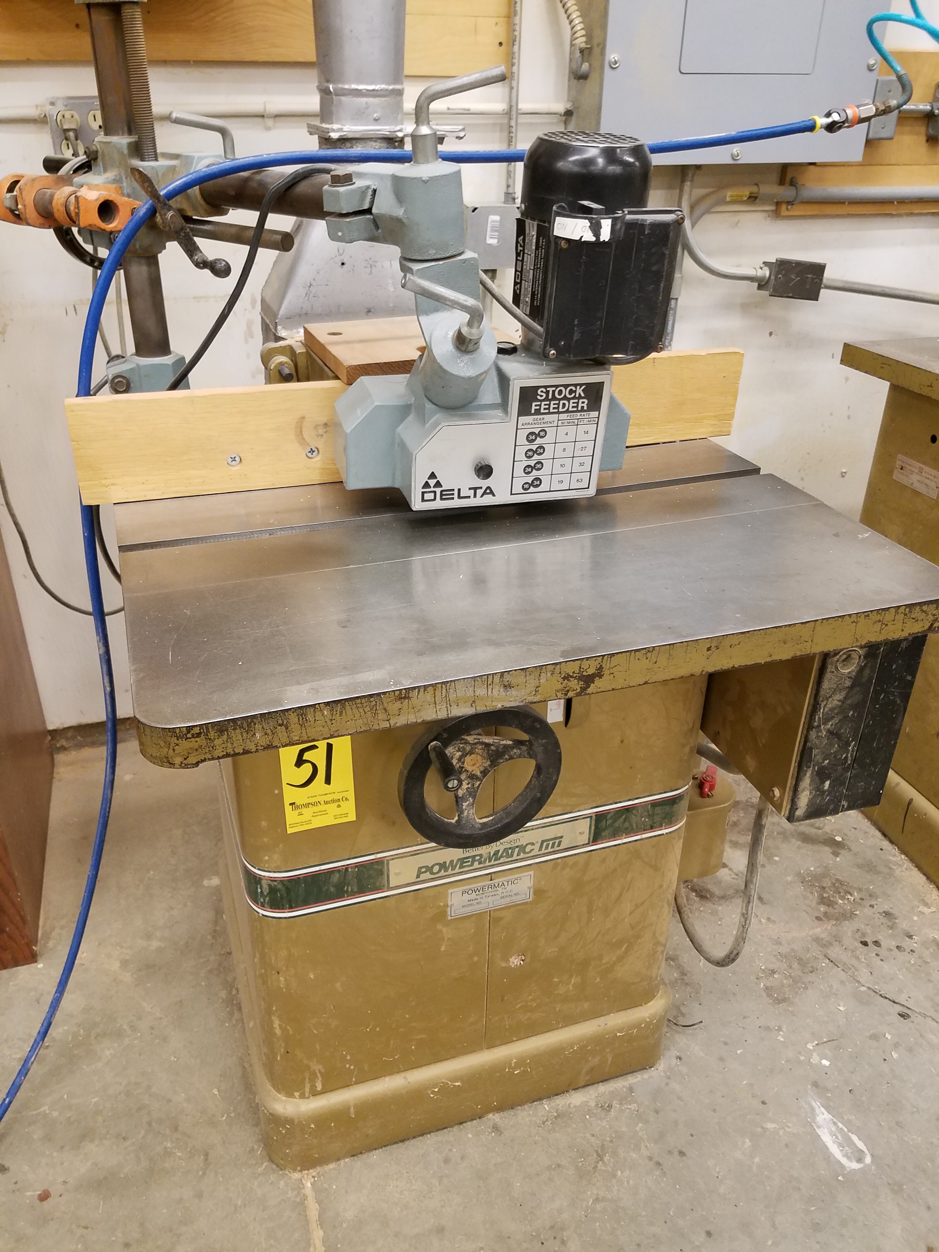 Powermatic Model 26 Shaper S N 892627688 5 Hp 3 Phase With