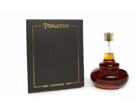 TOMATIN CENTENARY AGED OVER 30 YEARSActive. Tomatin, Inverness-shire.One of 1000 decanters bottled to celebrate the centenary