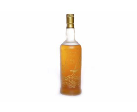 MORRISON'S BOWMORE 21 YEARS OLDBlended Scotch WhiskyBlended and bottled to celebrate 500 years of Scotch Whisky. 70cl, 43% vo
