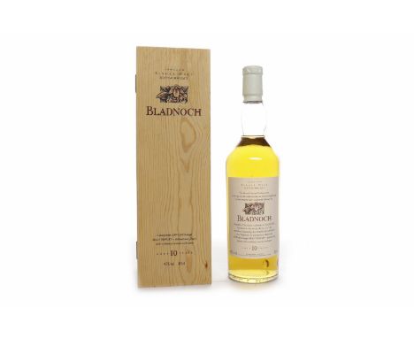 BLADNOCH AGED 12 YEARS FLORA & FAUNA - FIRST EDITIONActive. Wigtown, Dumfries and Galloway.70cl, 43% volume, in wooden box.  