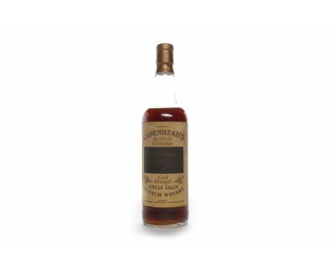 CALEDONIAN 1963 CADENHEAD'S AUTHENTIC COLLECTION AGED 31 YEARSClosed 1988. Edinburgh, Midlothian. Single Grain Scotch Whisky.