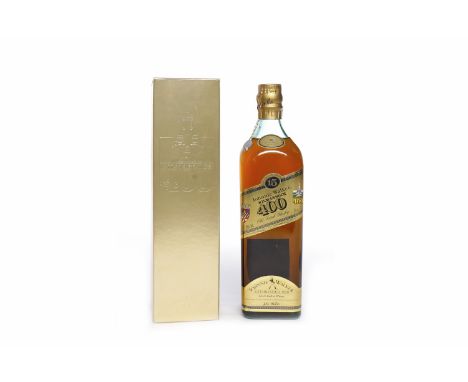 JOHNNIE WALKER KILMARNOCK 400 AGED 15 YEARSBlended Scotch WhiskyBottled to celebrate the 400th anniversary of Kilmarnock rece