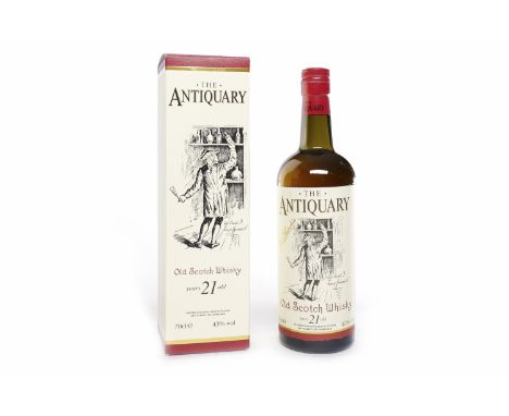 THE ANTIQUARY AGED 21 YEARSBlended Scotch Whisky70cl, 43% volume, in carton.   CONDITION REPORT:  Fill level at top of should