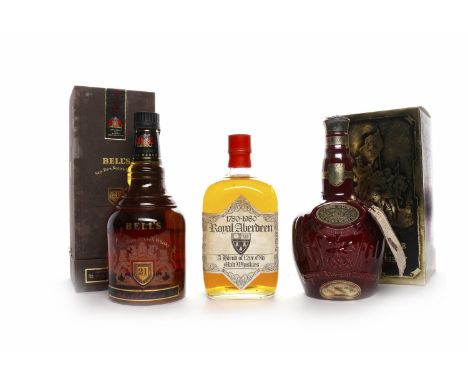 ROYAL ABERDEEN 1780-1980Blended Malt Scotch Whisky. Label reads: 'a blend of 12yr old malt whiskies'. 26 2/3 fl.oz, 70° proof