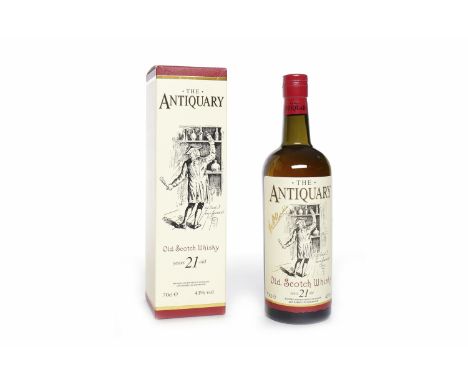 THE ANTIQUARY AGED 21 YEARSBlended Scotch Whisky.70cl, 43% volume, in carton.   CONDITION REPORT:  Fill level top of shoulder