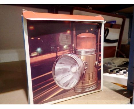 Pifco red dome lamp model 1540 6v motorist torch. Not available for in-house P&amp;P 