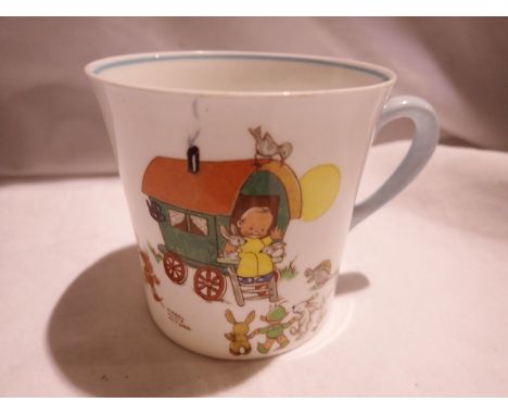 Mabel Lucie Atwell, Shelley mug. UK P&amp;P Group 1 (£16+VAT for the first lot and £2+VAT for subsequent lots) 