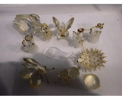 Mixed small crystal, including Swarovski animals. UK P&amp;P Group 1 (£16+VAT for the first lot and £2+VAT for subsequent lot