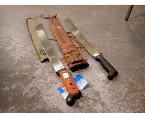 Legitimus Collins &amp; Co machete and another. Not available for in-house P&amp;P 